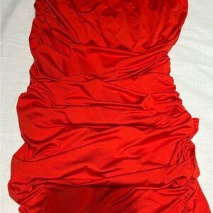 Sofia by Sofia Vergara Red Midi Dress